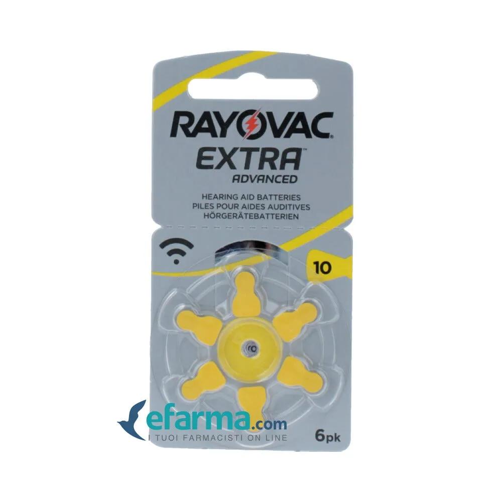 Reyovac Zinco Ario Modello 10 Batterie per Apparecchi Acustici 6 Pezzi