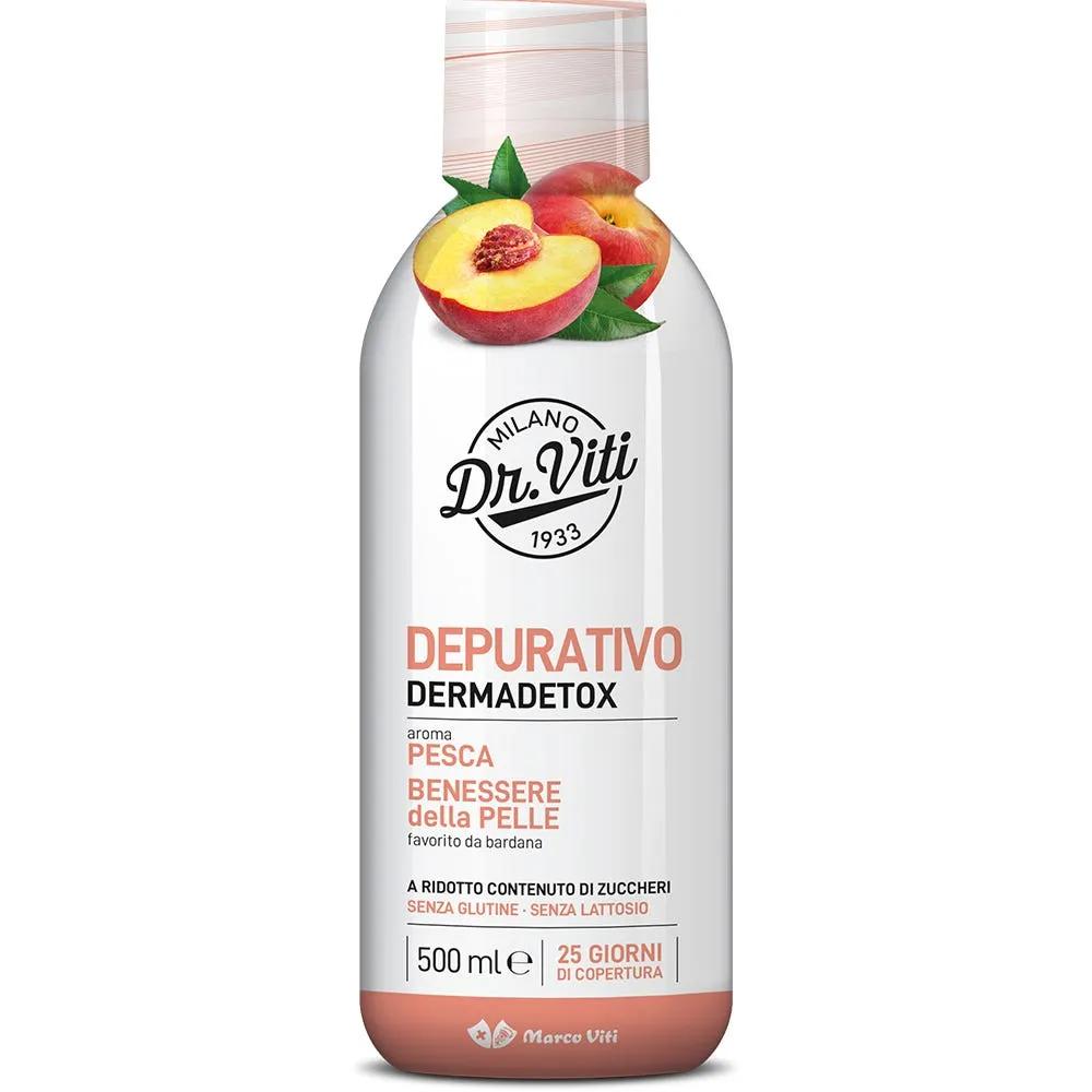 Dr. Viti Depura Dermadetox Integratore Depurativo E Antiossidante Gusto Pesca 500 ml