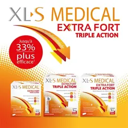 XLS Medical Extra-Fort Aide à la Perte de Poids 120 Comprimés