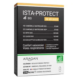 Aragan - Synactifs - IstaProtect® BIO - Respiration - Camomille - 20 gélules