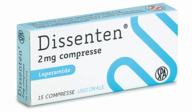 Dissenten 2mg Loperamide cloridrato Diarrea 15 Compresse