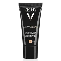 Vichy Dermablend Fond de Teint Fluide Correcteur 16h N°20 Vanilla 30ml