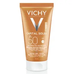 Vichy Capital Soleil Visage Emulsion Anti-Brillance BB Teintée Hâle Naturel SPF50 50ml