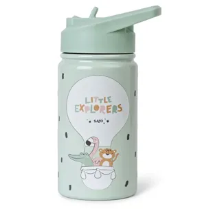 Saro Little Explorers Thermal Bottle with Straw 350 ml 