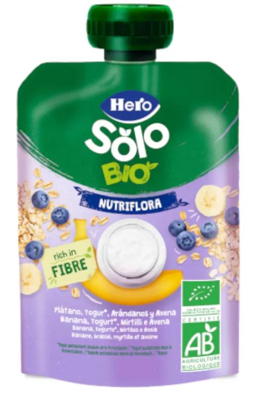 Hero Solo Banana, Blueberry &amp; Yogurt Pouch +6m 100 gr