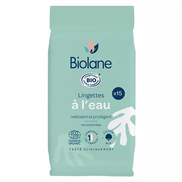 Biolane Gentle Pocket Wipes Organic 15 wipes