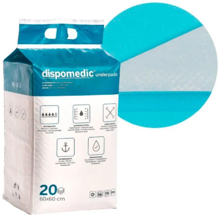 Dispomedic Disposable Absorbent Pad 60x60cm 20 pcs