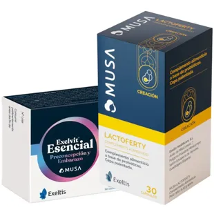 Exelvit Essential 30 capsule + Musa Lactoferty Fertility 30 capsule