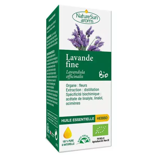 NatureSun Aroms Organic Fine Lavender Essential Oil 10ml 