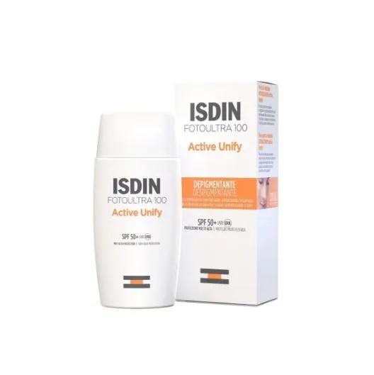 Isdin Foto Ultra 100 Active Unify Fusion Depigmentante SPF50+ Protezione Molto Alta 50 ml