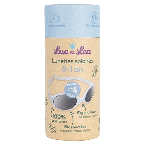 Luc & Léa Solare Occhiali di origine Biologica 0-1 anno Blu
