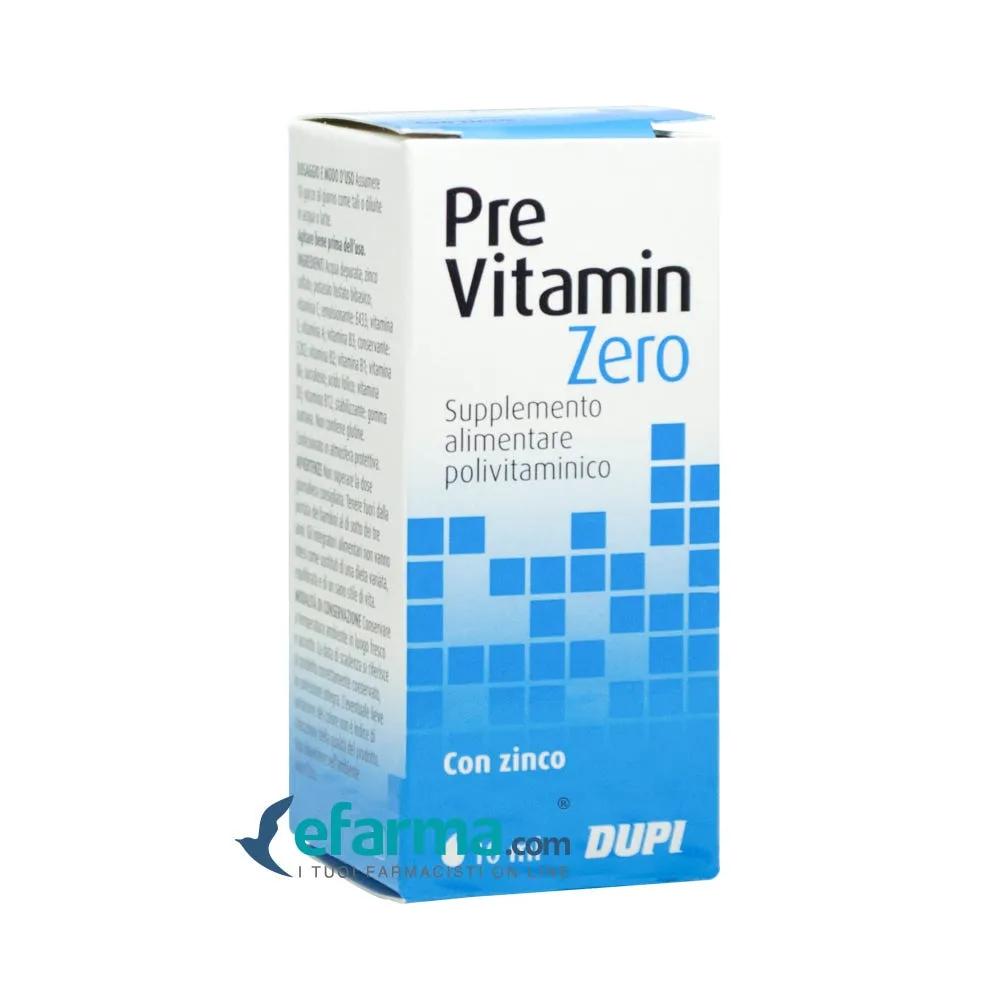 Previtamin Zero Integratore Vitamine e Zinco Per Neonati Gocce 10 ml