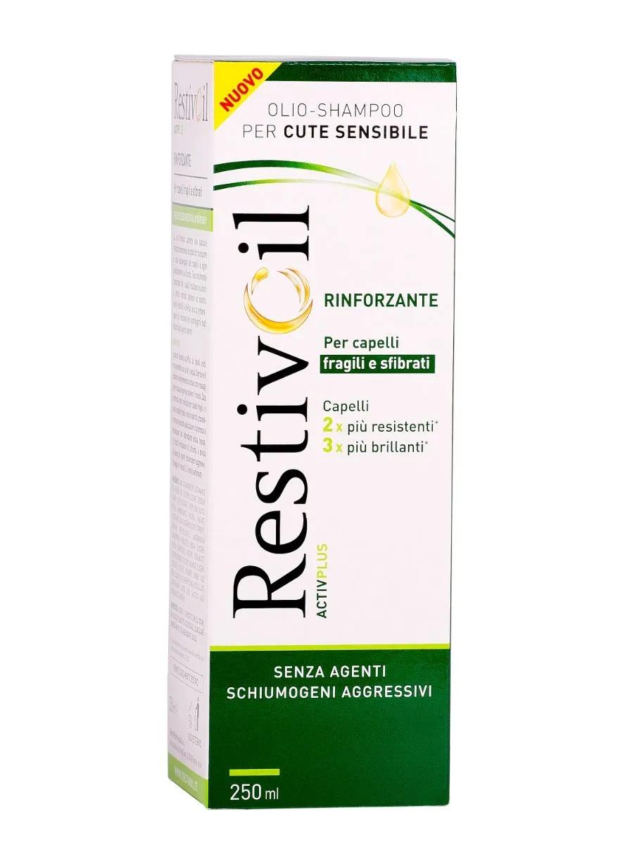 Restivoil Activ Plus Olio Shampoo Rinforzante Capelli Fragili Sfibrati 250 ml