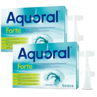 Aquoral Forte Lubricating Eye Drops 2x30 Single-Dose Units