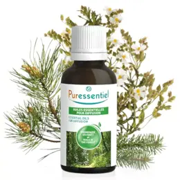 Puressentiel Diffusion Mélange Huiles Essentielles Diffuse Promenade en Forêt 30ml