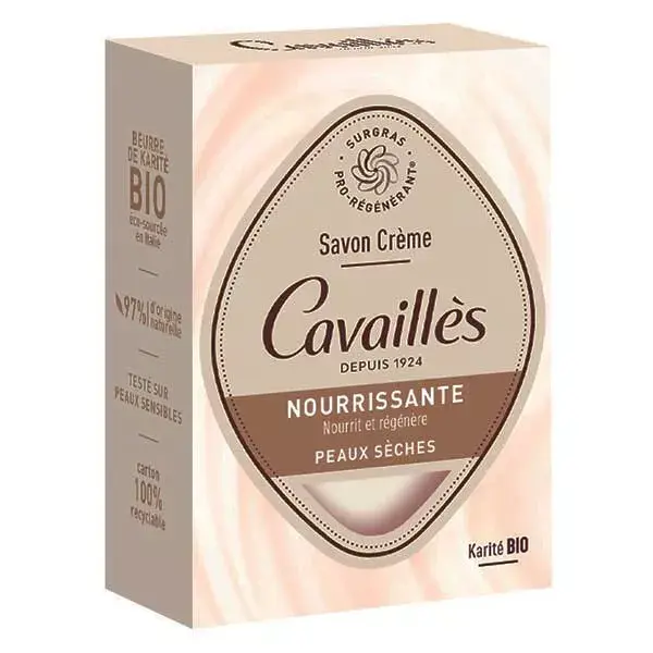 Cavaillès Savon Solide Crème Nourrissante 100gr