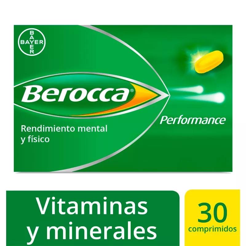Berocca Performance Vitaminas y Rendimiento Bayer 30 Comprimidos