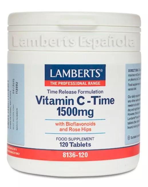 Lamberts Vitamina C 1500mg com Bioflavonoides (Liberação Sustentada) 120 Comprimidos