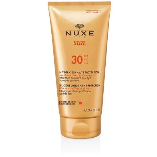 Nuxe Sun Latte Solare Delizioso Viso e Corpo Anti-Età SPF30 150 ml