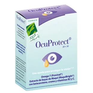 100% Natural OcuProtect 30 Perlas+30 Cápsulas Vegetales