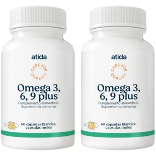 Atida Omega 3,6,9 Plus 2x60 Cápsulas Moles