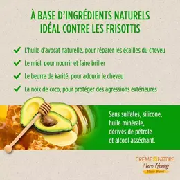 Creme of Nature Pure Honey Hair Food Avocado Mousse coiffante 207ml