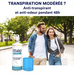 ETIAXIL Déodorant Anti-Transpirant Protection 48h Pieds 100ml