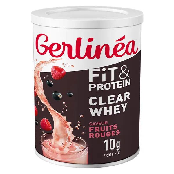 Gerlinéa Fit & Protein Bebida Proteica Clear Whey Frutos Rojos 10G Caja Proteica 18 Bebidas