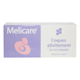 Melicare Coques Allaitement en Cire d'Abeille 1 paire