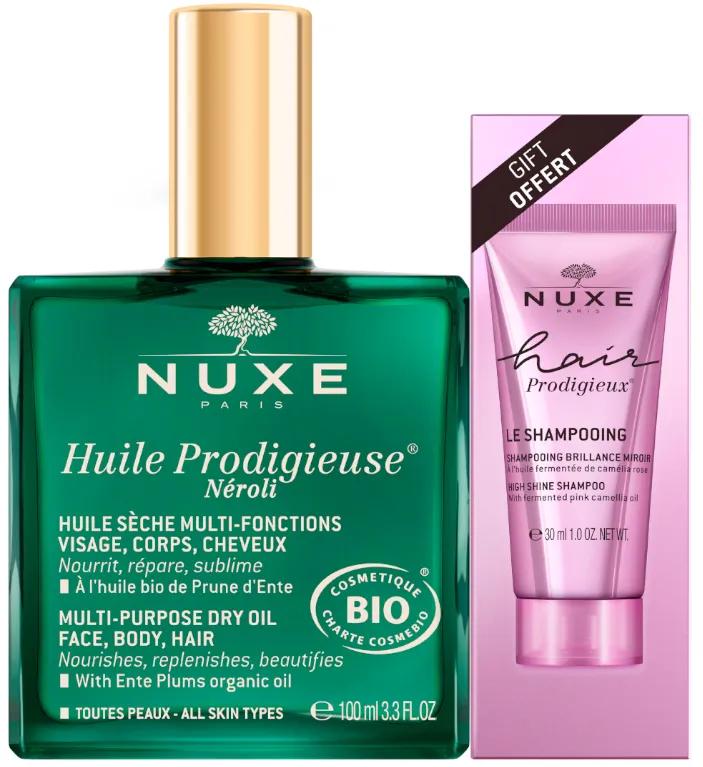 Nuxe Huile Prodigieuse Neroli 100 ml + Gel doccia 30 ml