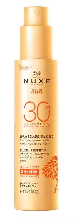 Nuxe Sun Delicious Sonnenspray Gesichts- und Körperschutz SPF30 150 ml
