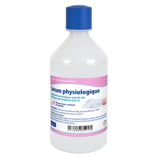 Care + Siero fisiologico, flacone con tappo Safety+ 500ML