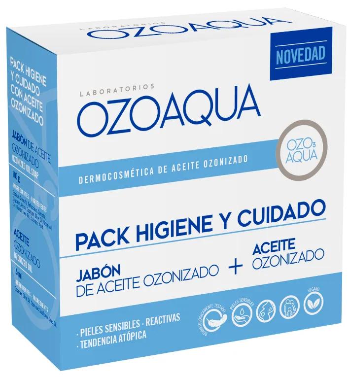 Ozoaqua Ozonisiertes Öl 15 ml + Ozonölseife 100 gr