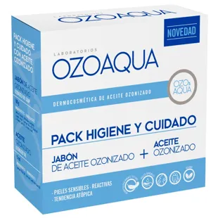 Ozoaqua Aceite Ozonizado 15 ml + Jabón de Aceite Ozono 100 gr