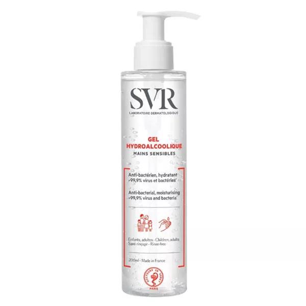 SVR Gel Hydroalcoolique  Mains Sensibles Anti-Bactérien Hydratant  - 200ml