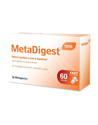 Metagenics Metadigest Integratore Gonfiore e Digestione Total 60 capsule