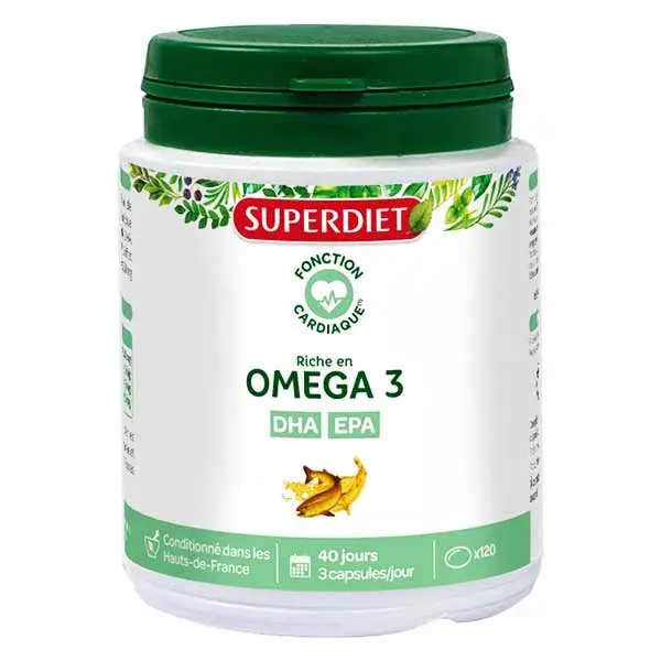 Superdiet Omega 3 120 capsules