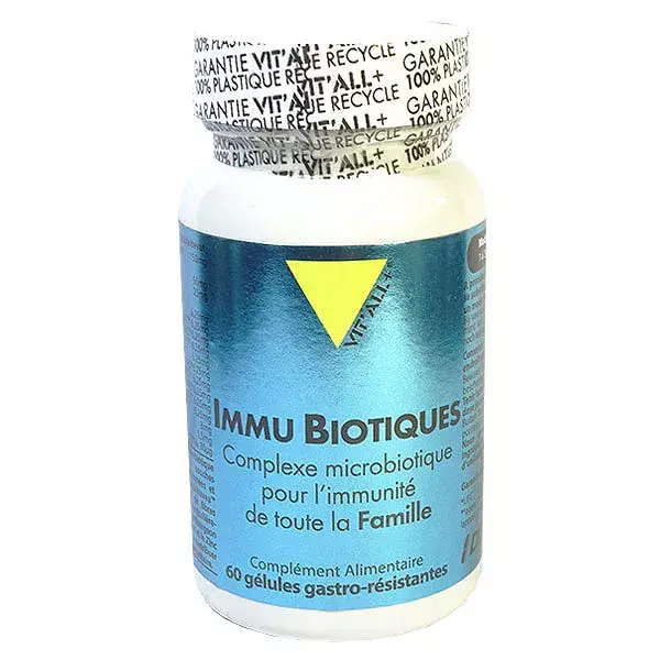 Vit'all+ Immu Biotiques 60 gélules gastro-résistantes