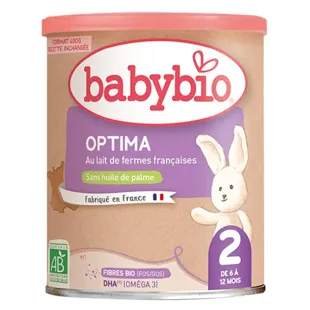 Babybio Optima 2 - Latte in polvere arricchito con fibre e bifidus - 400 g