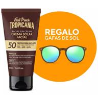 Tropicania Protector Solar Facial SPF50 50 ml con Gafas de Sol Tropicania de REGALO 