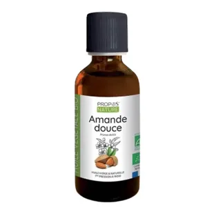 Olio vegetale biologico di mandorle dolci per aromaterapia Propos' Nature 50ml