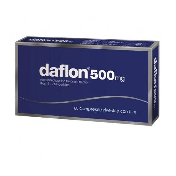 Daflon 500 Mg Flavonoidi Vasoprotettore 60 Compresse