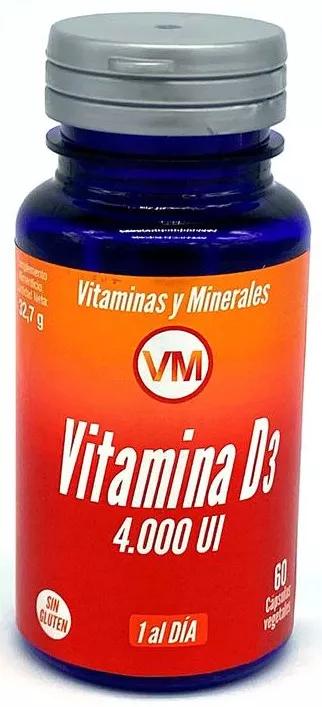 Ynsadiet Vitamina D3 4000UI 60 Cápsulas