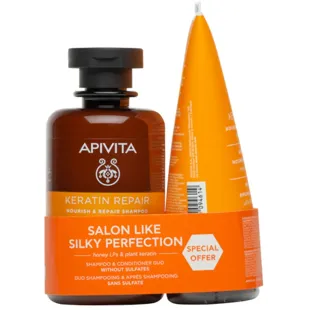 Apivita Nourishing Shampoo 250ml + Conditioner 50ml