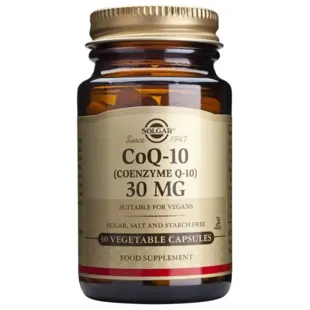 Coenzyme Q10 30mg Solgar 30 Vegetable Capsules
