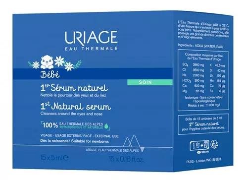 Uriage Physiologisches Serum Einzeldosis Baby 15x5 ml