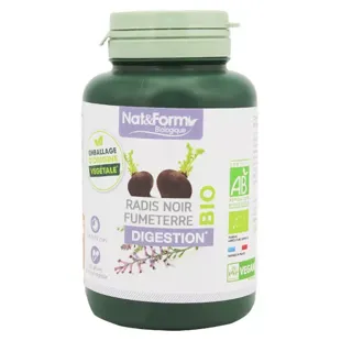 Nat & Form Bio Ravanello Nero - Dymyanka Integratore Alimentare 200 capsule