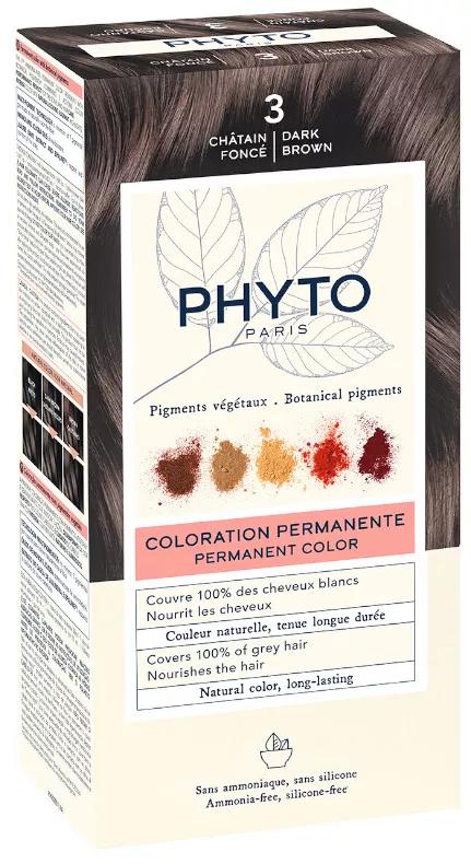 Phyto Phytocor Tinta Cor 3 Castanho Escuro