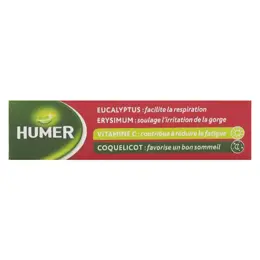 Humer Mal de Gorge Aigu Pharyngite Fruits Rouge dès 6 ans 20 pastilles