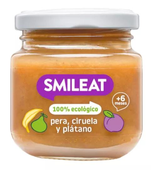 Smileat Potinho de Três Frutas 100% Ecológico 130g